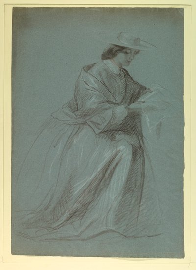 Drawing, Mrs. Sheppard Gandy Seated by Daniel Huntington